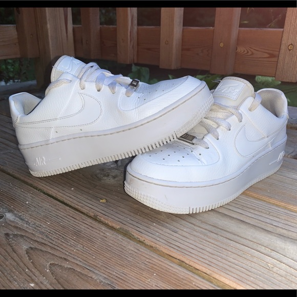 nike air force 1 sage low white size 7